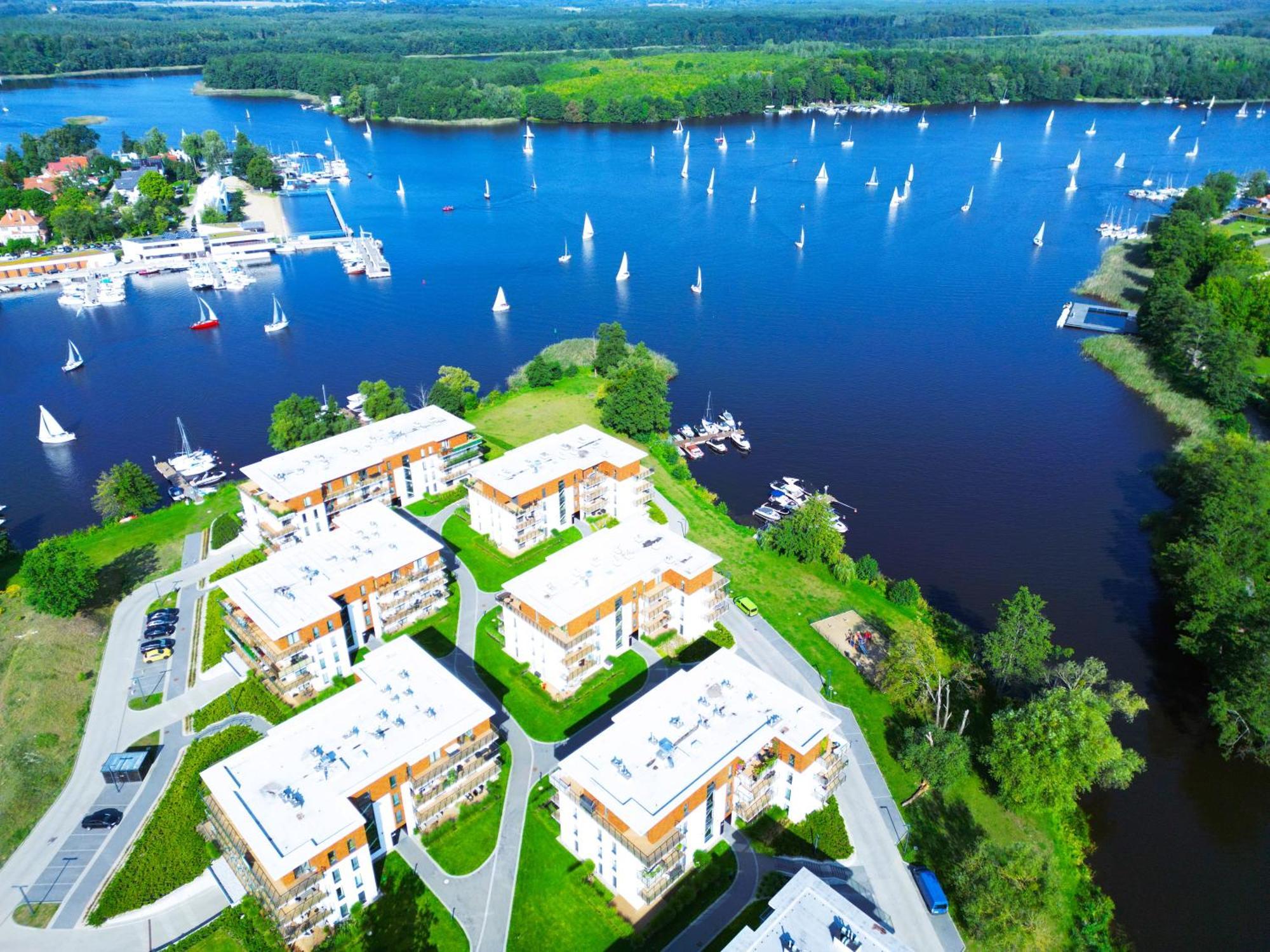 Marina Apartment - Przy Jeziorze, Taras, Tv55" Z Netflix I Prime, Parking Iława 外观 照片