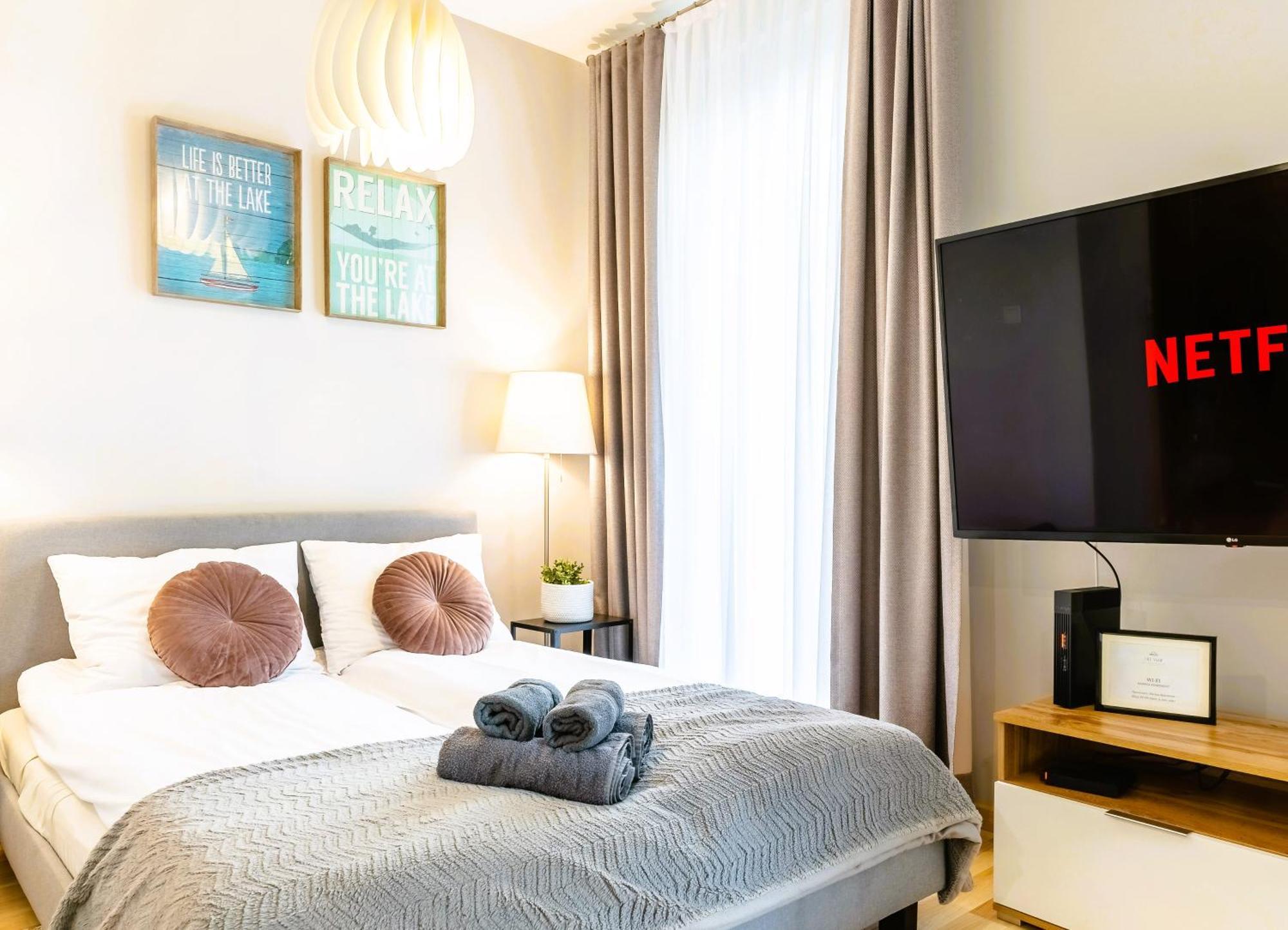 Marina Apartment - Przy Jeziorze, Taras, Tv55" Z Netflix I Prime, Parking Iława 外观 照片